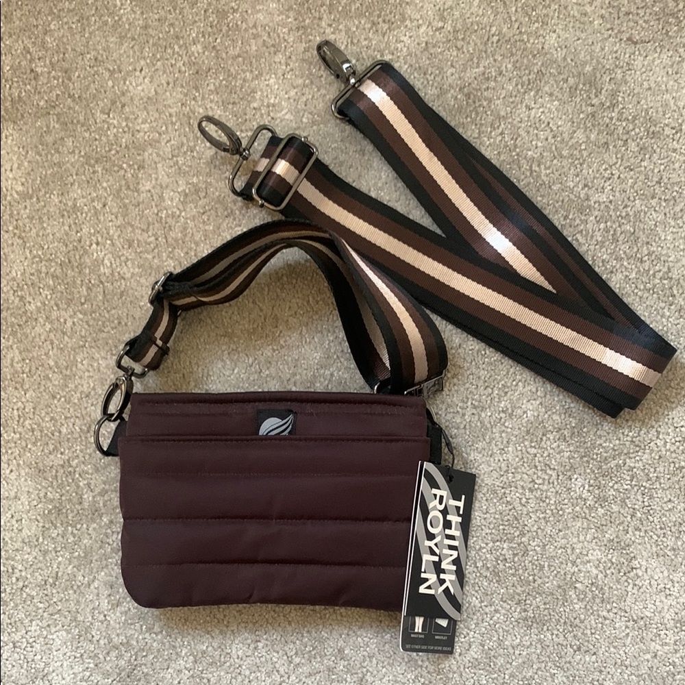 Think Royln Brown Crossbody Bag